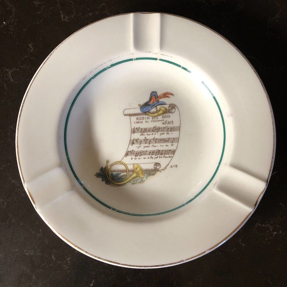 RARE Vintage Ashtray Robin Des Bois‎ Opera Musical Collectible